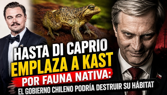 «El gobierno de Chile podría destruir su hábitat»  Di Caprio emplaza a Kast por proyecto eléctrico que amenaza la fauna